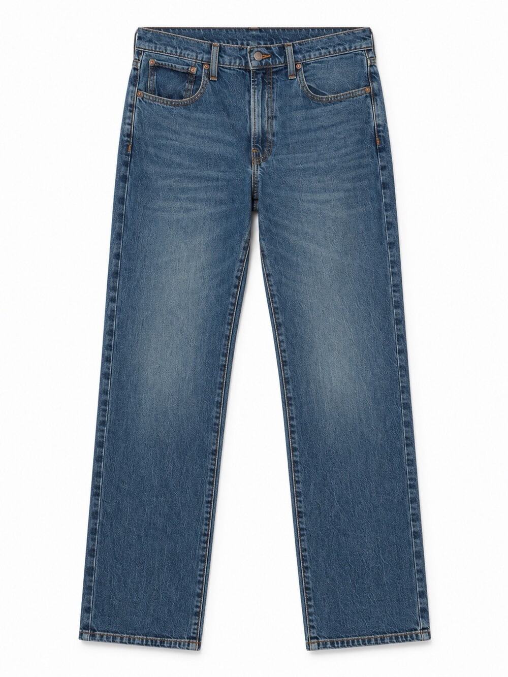 Lucky Brand 223 Straight Leg Jeans Mens 34X32 Exchange Place Mid Wash Denim